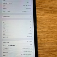 iPad第7世代　32GB セルラーモデルの画像