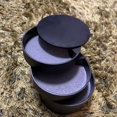 Yamazaki　アクセサリートレー4段ブラックの画像
