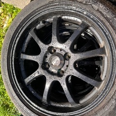 トヨタ　ヴェッツ　LM スポーツ　ホイールタイヤセット　4本　タイヤサイズ195/50R16 タイヤ年式2024年の画像