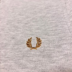 美品 フレッドペリー ポロシャツ S 刺繍ロゴ グレー メンズ 半袖 人気の画像