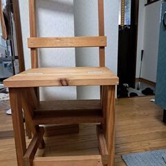 手作り折り畳み式椅子の画像