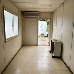 3.4坪●KOMATSU コマツハウス、プレハブ、ユニットハウス、SYSTEM UNIT●工場作業場.事務所.休憩室.休憩所.SANYOエアコン.鍵付き●福岡の画像