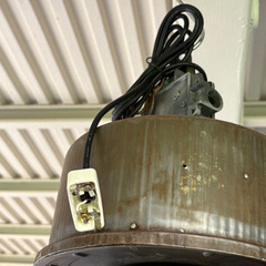 アンティーク 工業用 ランプ large deck lamp  インダストリアル　ビンテージ　照明　大型の画像