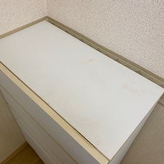 譲り先決まりました　ホワイト　チェスト　7/20のみ出品！の画像