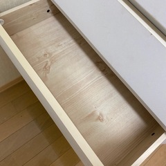 譲り先決まりました　ホワイト　チェスト　7/20のみ出品！の画像