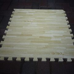 大判 ジョイントクッションマット 16枚セット 61x61cm サイドパーツ付き ジョイントマット クッションマット 札幌市東区 新道東店の画像