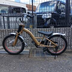 整備済み 16インチ子ども用自転車 キャデラック 適応身長100cm~120cm 新品片足スタンドの画像