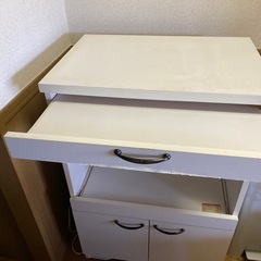 レンジ台　ホワイト
の画像