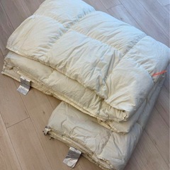 ニトリ　2枚合わせ羽毛掛け布団