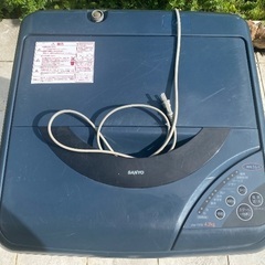 サンヨー　SANYO 洗濯機　電源入り洗い、すすぎ作動するが脱水出来ずの画像