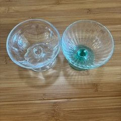 Francfrancアイスクリーム用ガラス4セット➕おまけ2個の画像
