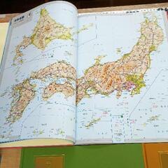0720-046 日本大地図　上·中·下巻セットの画像