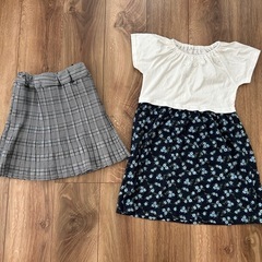 130 女の子 夏服 まとめ売りの画像