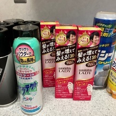 未使用品、中古品まとめて。白髪染め、洗剤など。の画像