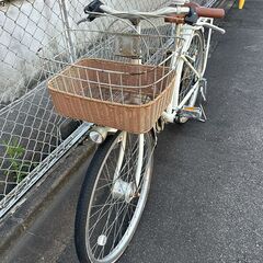 24インチ 変則付き自転車 女性 子供向け の画像