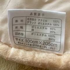 冬用敷きパッドの画像