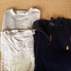 子供服、レディース服、メンズ服大量袋。季節感サイズバラバラの画像