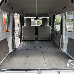 【総額コミコミ】広島発プライムゲート車検令和8月11月28日まで！ナビ付　ETC付H24年スクラムバン　ＰＡハイルーフ　タイミングチェーン　軽バン　格安〇　エブリィバンOEMの画像