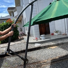 パラソル⛱️  グリーン🏖️の画像