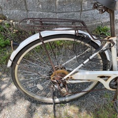 白 自転車の画像