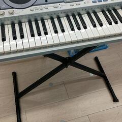 0720-151 CASIO カシオ　電子キーボード　LK-88CD　カバー、スタンドセットの画像