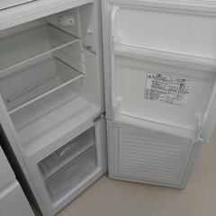 【ドリーム尾浜店】2ドア冷蔵庫　106L　ニトリ　NTR-106WH　2021年製　WH　高さ(H)113.1×幅 (W)47.4× 奥行(D)48.7(cm)の画像