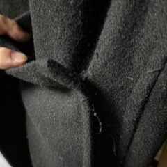 黒 ダッフルコート Mサイズの画像