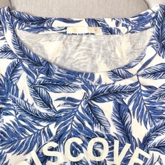 ボタニカル柄ノースリーブTシャツの画像