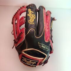 ◆◇激レア｜左投げ用｜Rawlings｜GR1FHPN55W｜11-3/4｜グラブ｜軟式用｜一般用｜ブラック/スカーレット｜オールフィルダー｜グローブ◇◆の画像