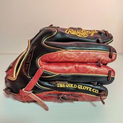 ◆◇激レア｜左投げ用｜Rawlings｜GR1FHPN55W｜11-3/4｜グラブ｜軟式用｜一般用｜ブラック/スカーレット｜オールフィルダー｜グローブ◇◆の画像