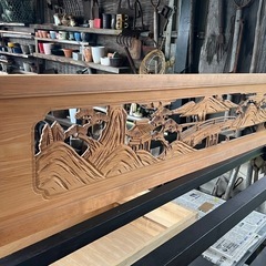 彫刻欄間、欄間彫刻、和室欄間の画像