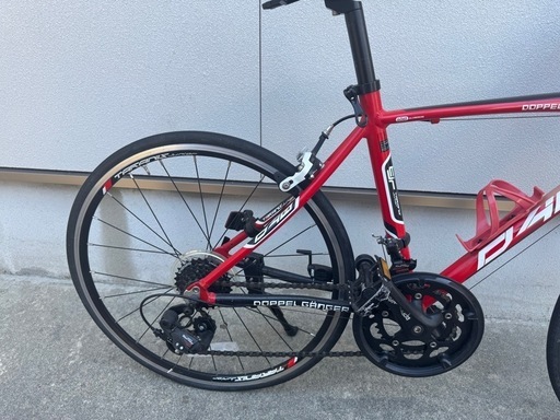 中古 DOPPELGANGER- レッド 24インチ- SHIMANO tourney 2×7速 子供用