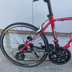 中古　DOPPELGANGER- レッド　24インチ- SHIMANO tourney 2×7速　子供用　ロードバイクの画像