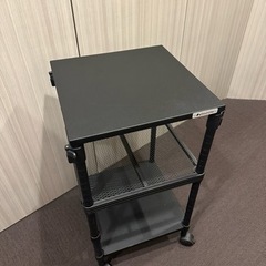 美品 バウヒュッテ 昇降式スピーカースタンド Bauhutte BC-BHS400SP-BK の画像