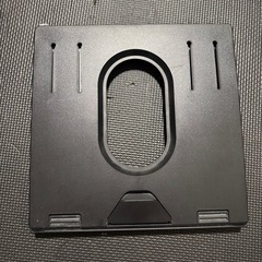 工匠藤井　ノートパソコンスタンド9段階調整可能　スマホスタンド付き　折り畳み式　黒の画像