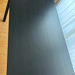 IKEA ４人掛けダイニングテーブル　黒　の画像