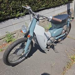 スーパーカブ50　改造　カスタム途中　の画像