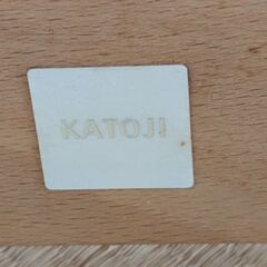 KATOJI 木製ベビーチェア　テーブル付き　クッションセットの画像