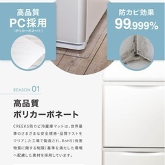 【新品・未使用】冷蔵庫マットの画像