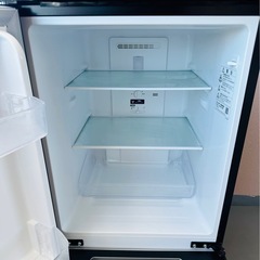 【引取】SHARP 冷蔵庫プラズマクラスター 両開き 2ドア （つけかえどっちもドア） SJ-GD15G-B★2021年製★動作確認済み　の画像