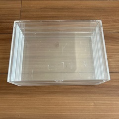 無印良品　MUJI　アクリルケース　3段　4セット　透明　クリア　コレクションの画像