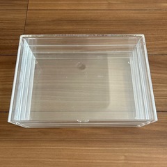 無印良品　MUJI　アクリルケース　3段　4セット　透明　クリア　コレクションの画像