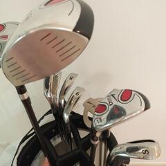 値下げ　ゴルフハーフセット　バッグ付き　早い方優先の画像