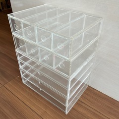無印良品　MUJI アクリルケース　2段　4段　4セット　コレクションケースの画像