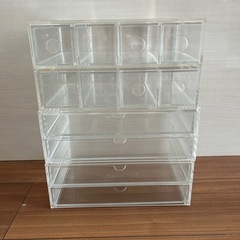 無印良品　MUJI アクリルケース　2段　4段　4セット　コレク...