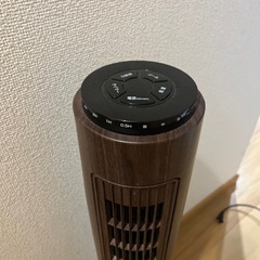 扇風機　木目調の画像