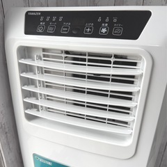 札幌市内配送可 美品 23年製 山善 YAMAZEN 移動式クーラー スポットエアコン YEC-K222(W) 冷風/除湿/送風 の画像
