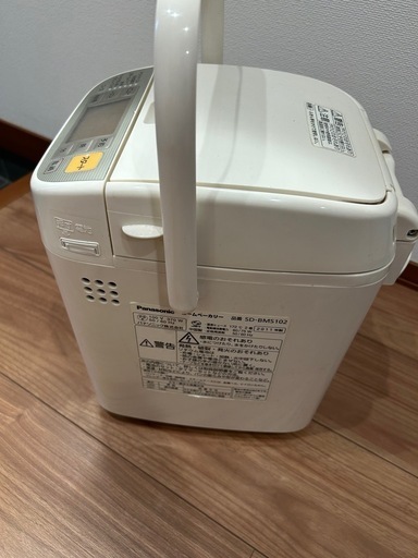 【中古品　動作確認済除菌済】PanasonicホームベーカリーSD-BMS102 Yahoo!オークション -「sd-bms102」の落札相場・落札価格