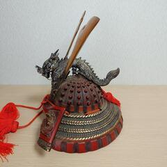 飾り兜 兜 龍 置物の画像