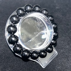 【初期作成超特価】ブラックオニキス12mmブレスレット☪️16cmの画像